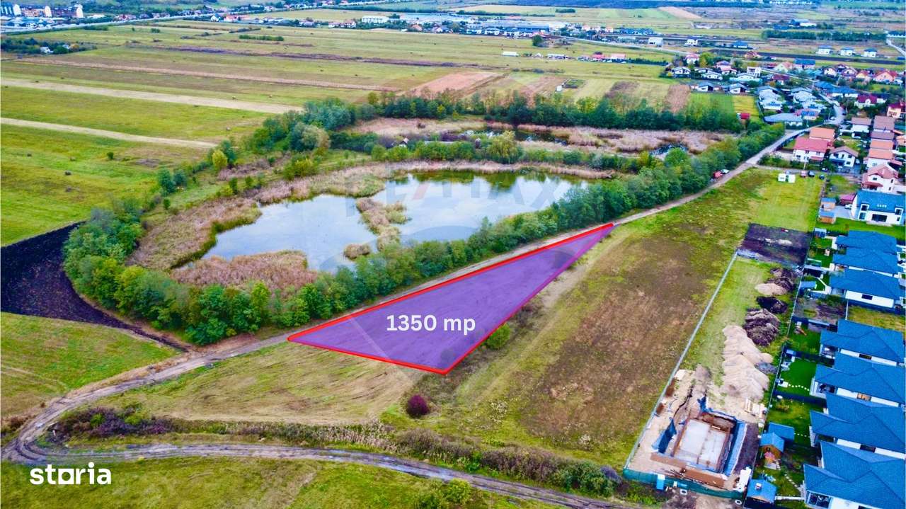 Teren intravilan 1350 mp – Jucu de Mijloc, lângă lac – ideal duplex-1