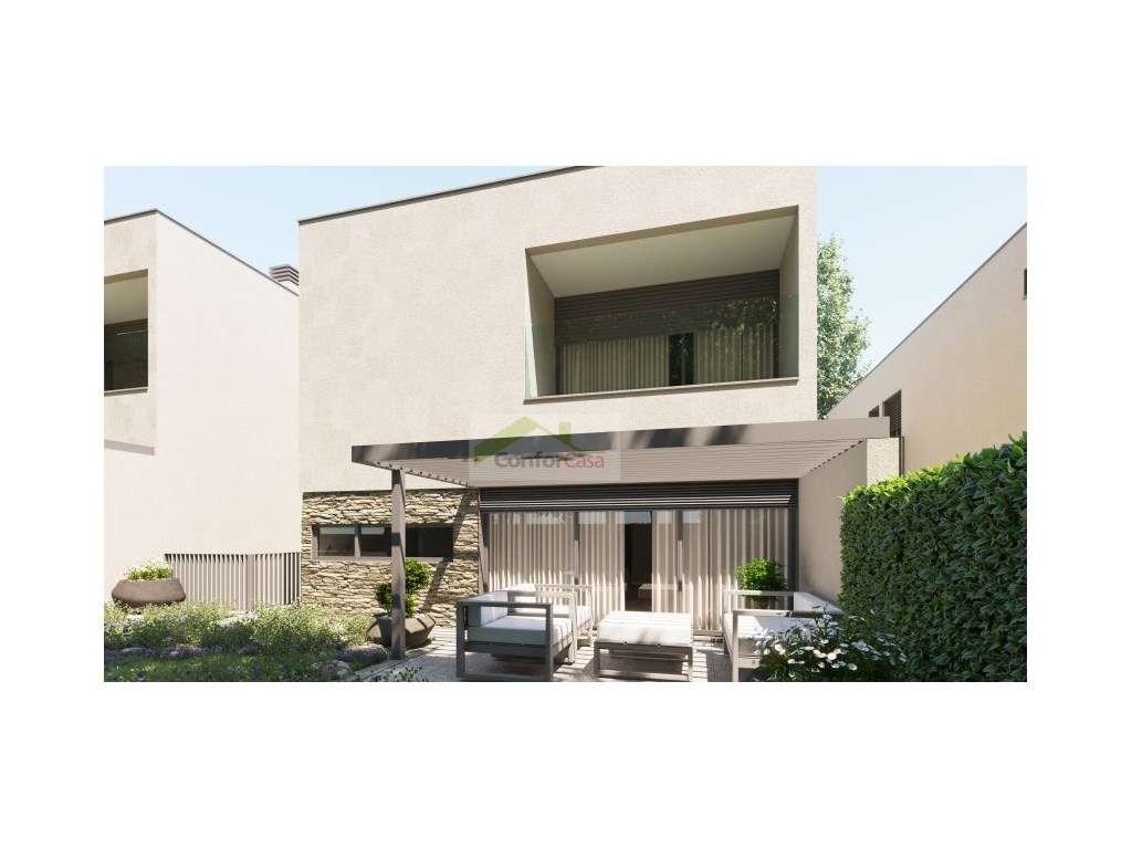 Moradias Luxuosas Novas T3 em Palmeira - Braga, com Jardim e Suítes-11