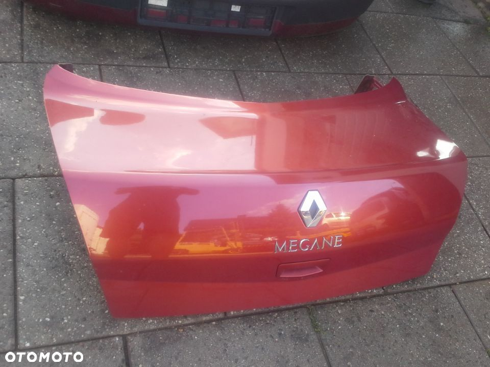 Renault Megane II sedan klapa bagażnika drzwi maska zderzak kod lakieru TEB76 - 3