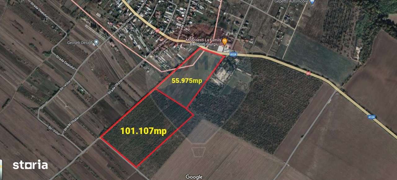 Vanzare Teren Constructii Adunatii-Copaceni, Deschidere Directa la DN5 - Imagine principală: 5/8