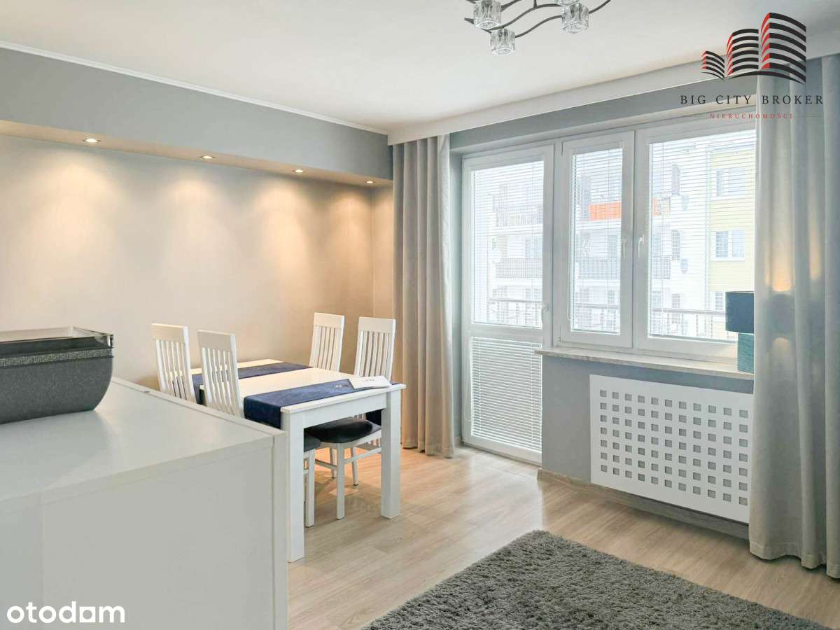 35,20 m2 z dużym balkonem na Wrotkowie-0