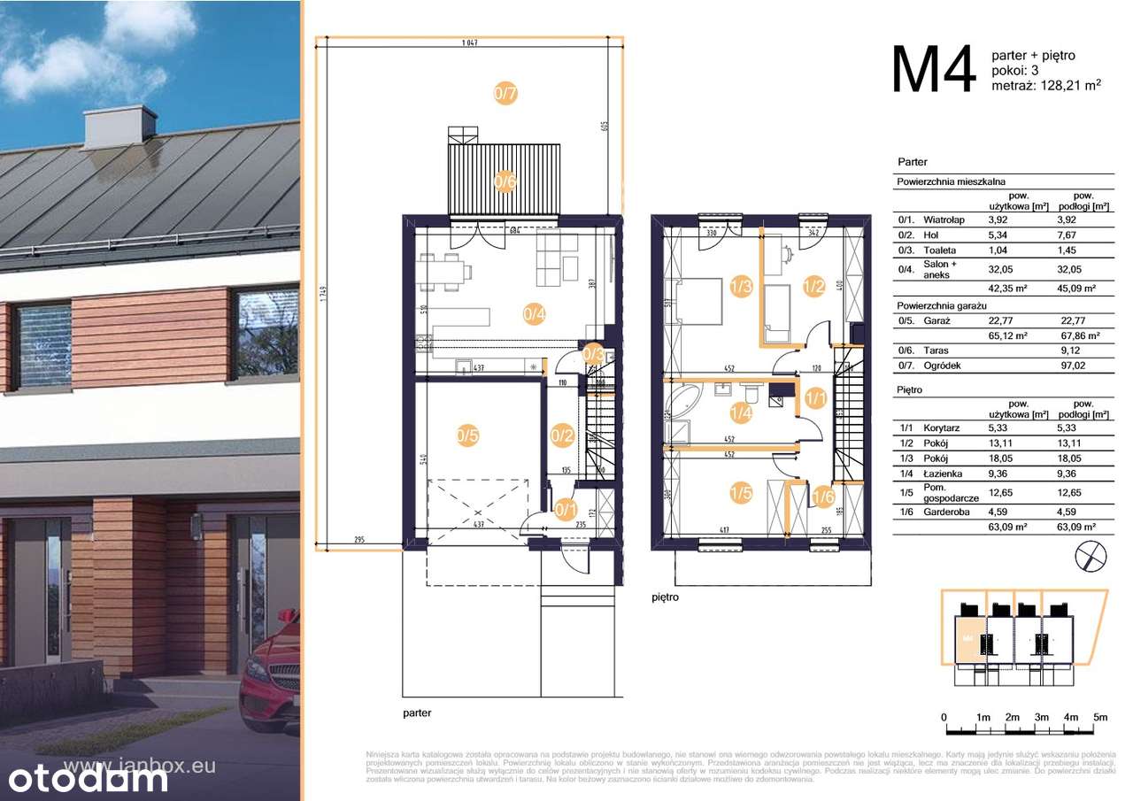 Dom w zabudowie szeregowej_ Ogród 320 m2 !-2