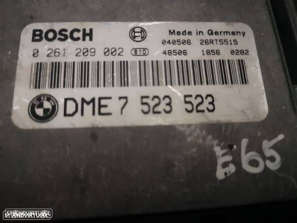 Centralina de motor BMW7 E65 E66 745i 735i V8 DME 2001-2005 - 3