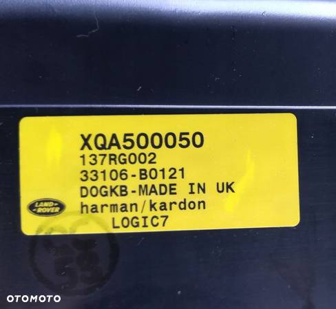 RANGE ROVER L322 SUBWOOFER H/K LOGIC 7 XQA500050 - 5