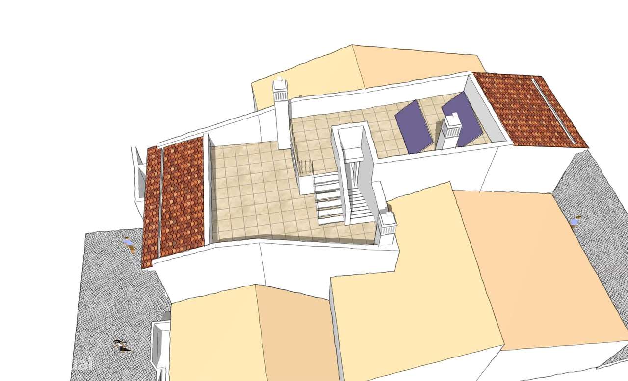 RUÍNA COM PROJECTO APROVADO PARA MORADIA T3 - BENSAFRIM - Grande imagem: 5/13