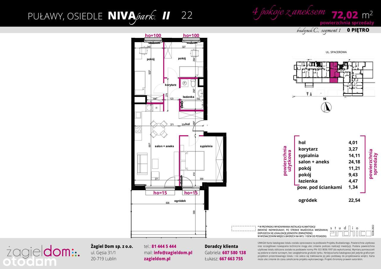 Niwa Park etap III | nowe mieszkanie C1 22 (lokal C1 M 22)