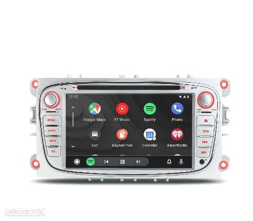 AUTO RADIO ANDROID 10.0 GPS ECRA TACTIL 7" PARA FORD CINZENTO - 8