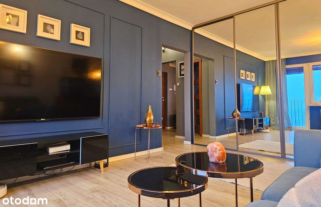 3 pokoje przy metrze Imielin z turbo widokiem na panoramę Warszawy - Pełny obrazek: 5/19