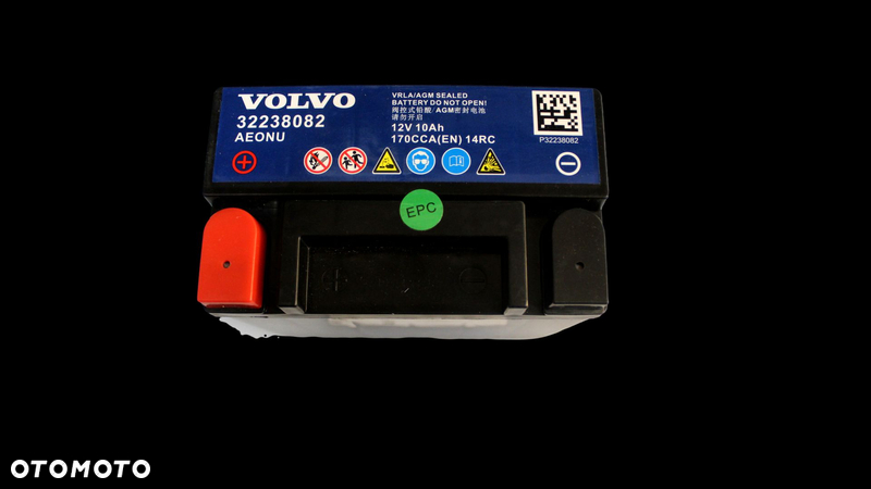 VOLVO S80 V70 XC70 akumulator start stop 170CCA OE 32238082 - 2