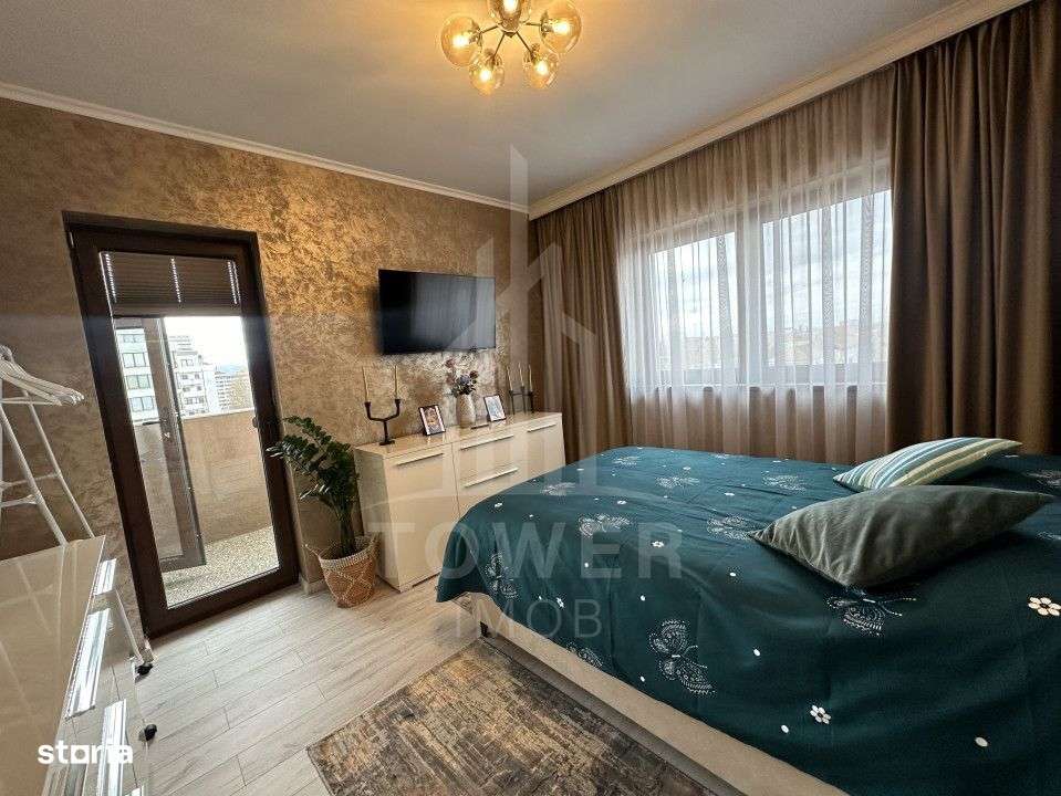 Penthouse de lux cu terasa si 2 balcoane de inchiriat Doamna Stanca - Imagine principală: 3/10