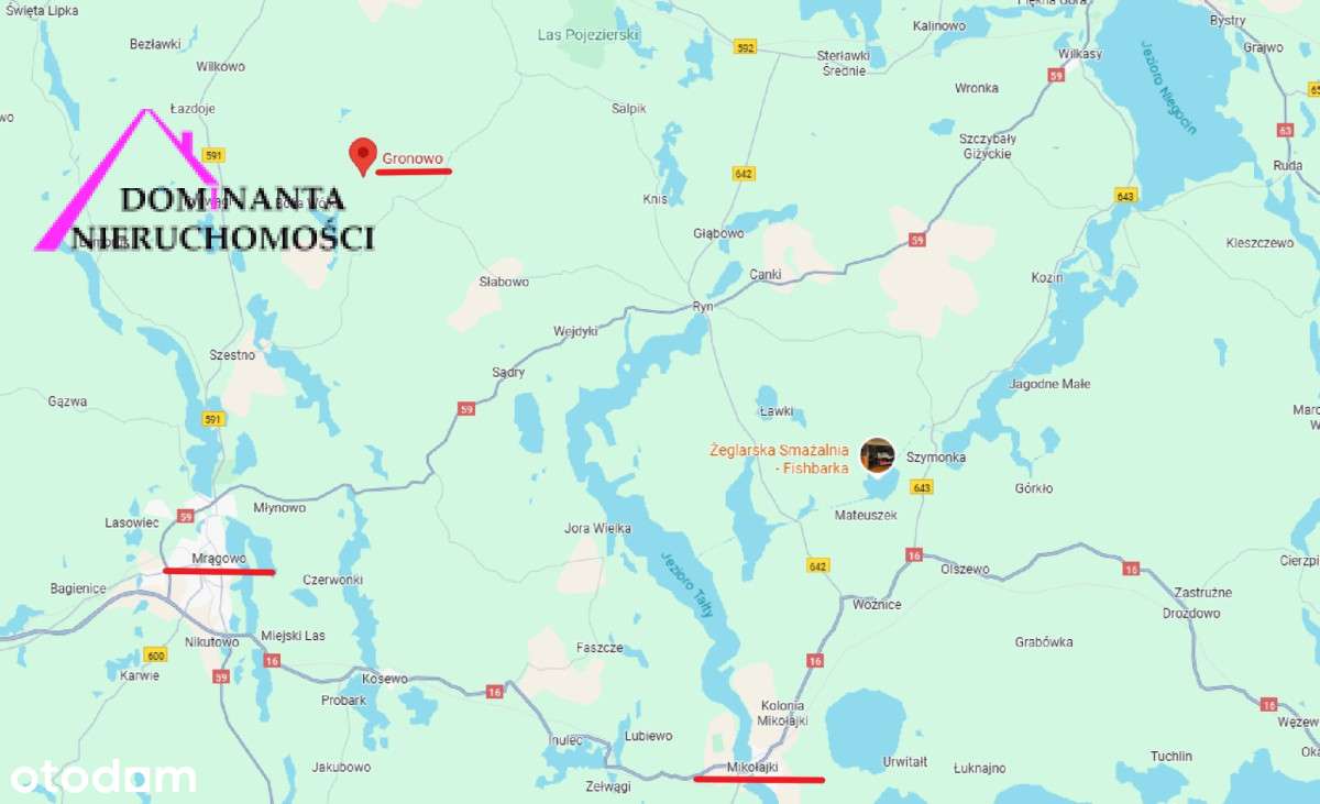 Działki rolne blisko lasu na Mazurach, 10 ha.-7