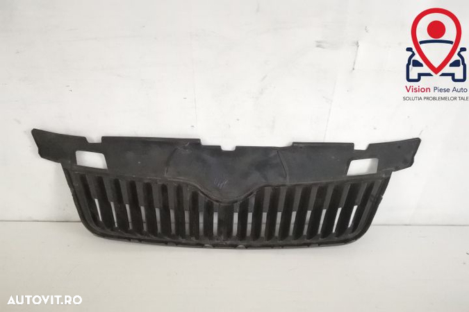 Grila Centrala Originala In Stare Buna Skoda Fabia 5J 2007 2008 2009 2010 5J0853668B - 4