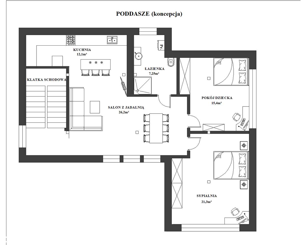 Pakiet 3-ech mieszkań w cenie - 2-óch. Os. Północ-17
