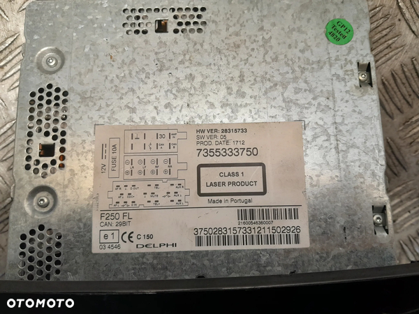 FIAT DUCATO III RADIO FABRYCZNE CD 7355333750 - 9