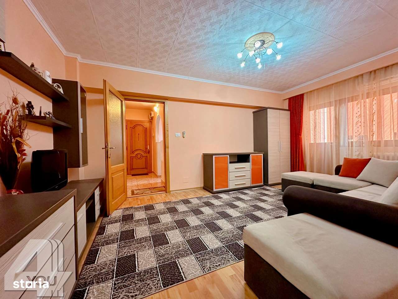 Apartament 2 camere Podgoria 60 mp et.2/4 mobilat si utilat - Imagine principală: 3/13