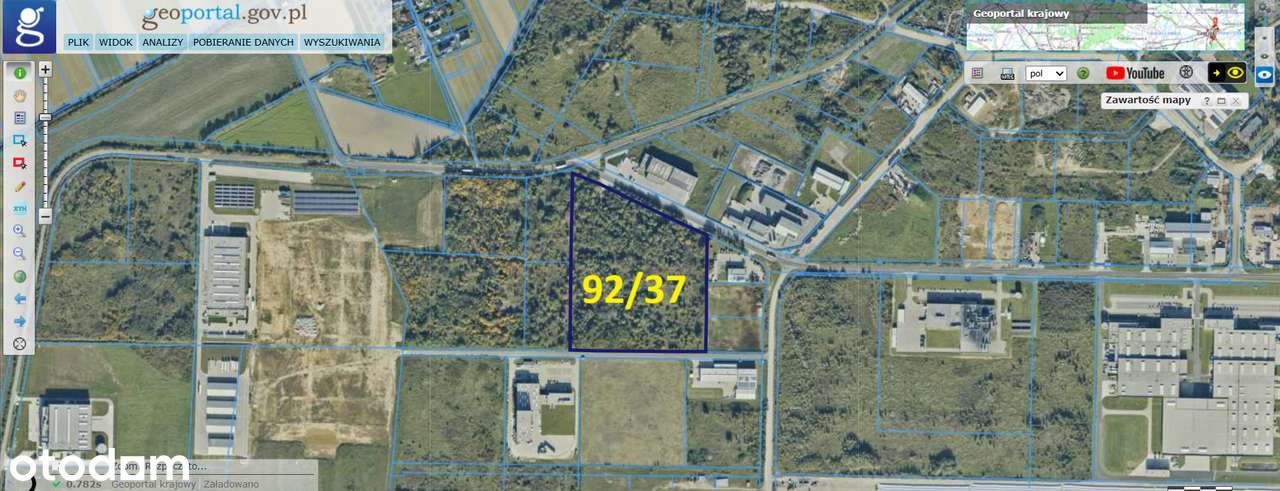 Na Sprzedaż Uzbrojony Grunt  5 Ha pod Aktywność Gospodarczą Blisko A4-6