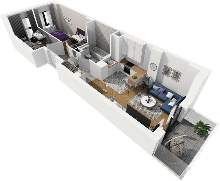 3 Pokoje z balkonem - Super CENA do 8.11.2025 - Klucze w styczniu-5