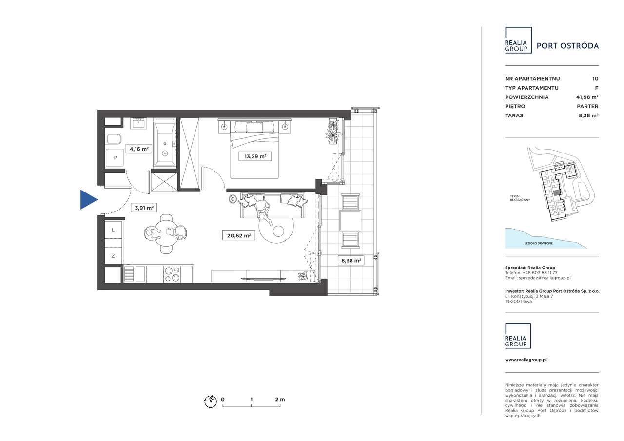 Port Ostróda | mieszkanie 10 - Pełny obrazek: 2/8