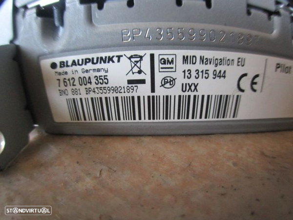 Radios 7612004355 13315944 OPEL INSIGNIA 2008 2.0CDTI 131CV 5P CINZA BLAUPUNKT - 7