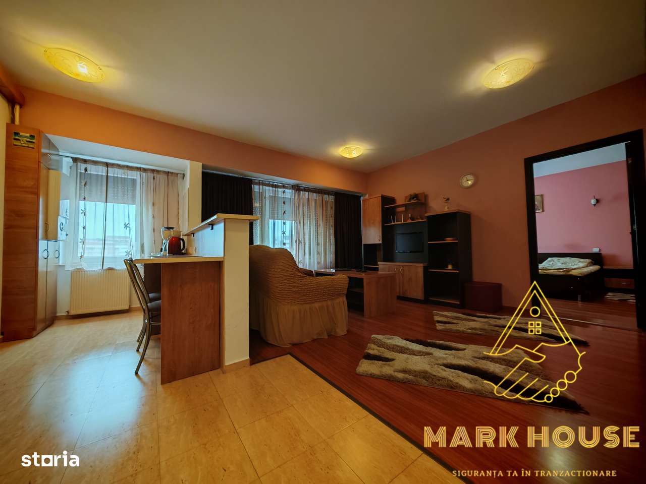 Apartament cu 2 camere de vânzare, Bloc Vamina, Strada Ștefan cel Mare-3