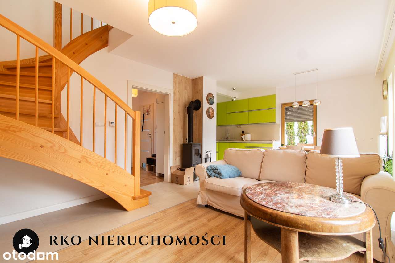 NOWOCZESNY DOM WOLNOSTOJĄCY Z Wiatą Garażową 4 pokoje-5