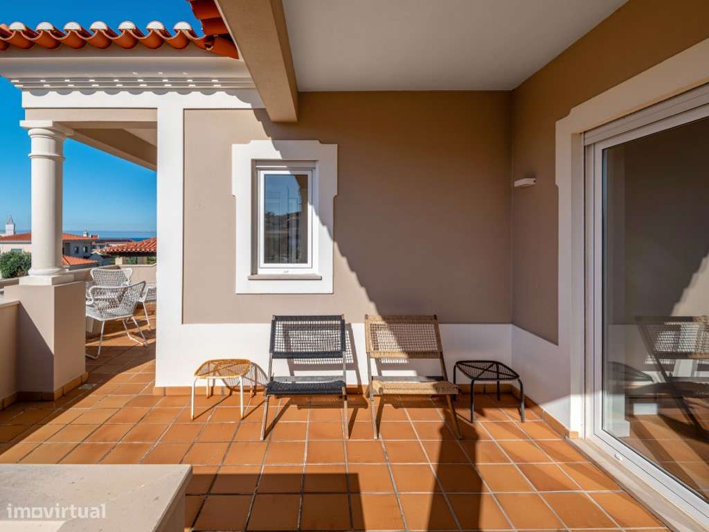 Moradia T3 com piscina, jardim, garagem e vista no Praia d'el Rey B...-34