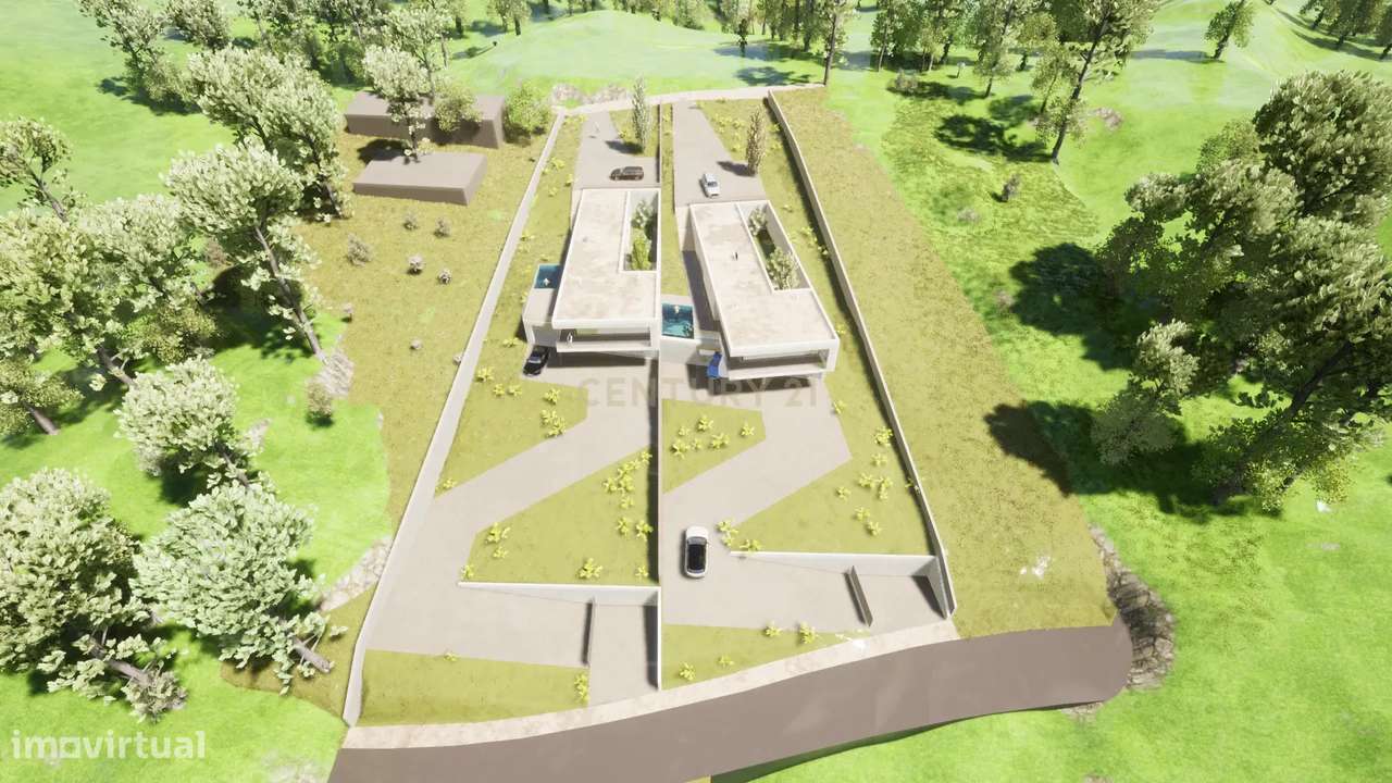 Terreno Exclusivo com Projeto Aprovado para 2 Moradias de Luxo | 3680m - Grande imagem: 4/11