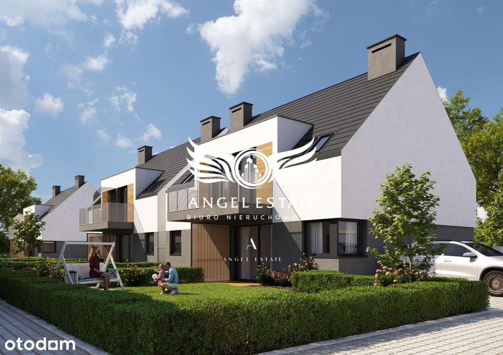 Dom w zabudowie bliźniaczej 74m2 wysoki standard.-0