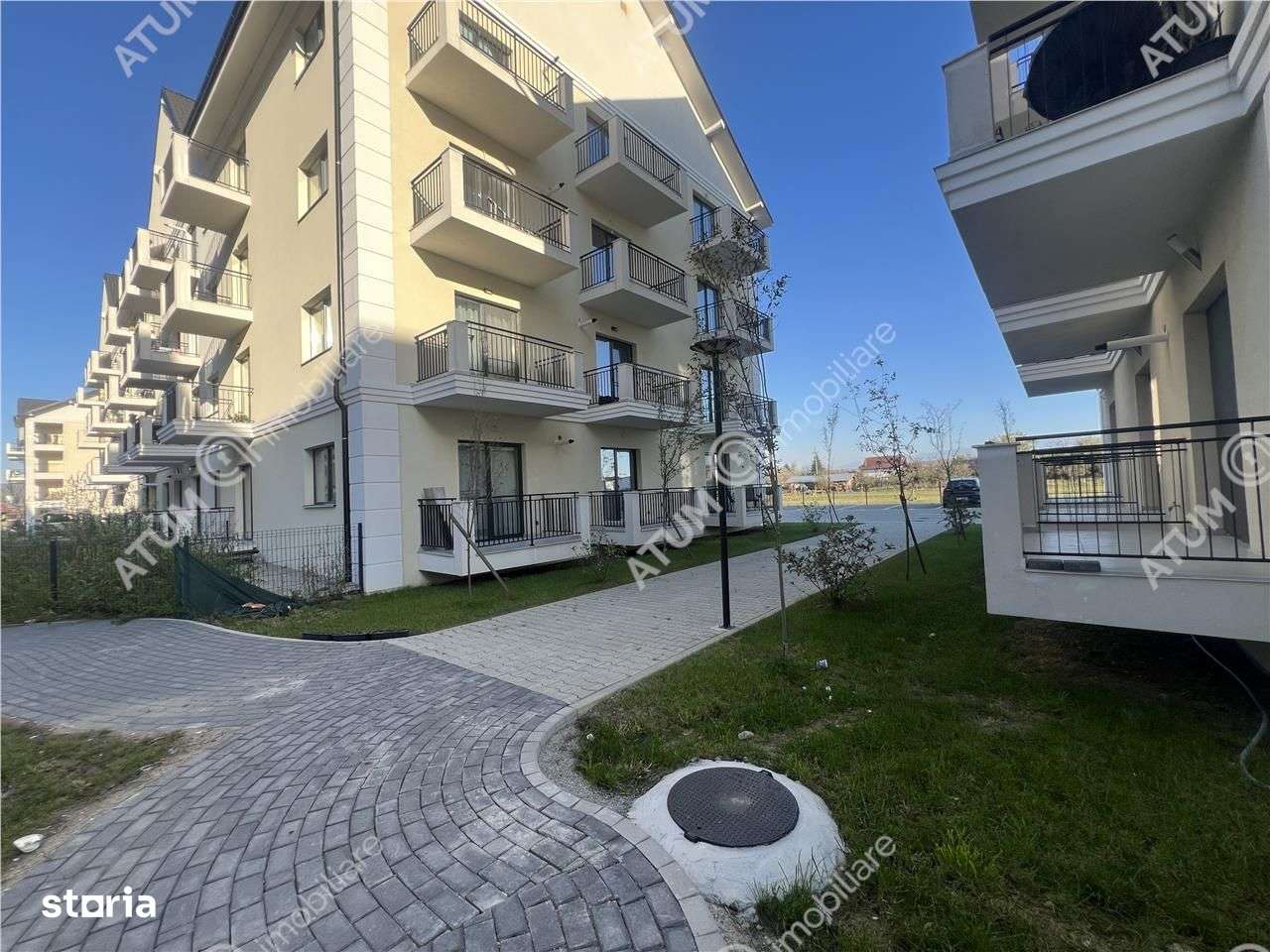 Apartament cu 3 camere cu terasa balcon si gradina zona Brana - Imagine principală: 3/11