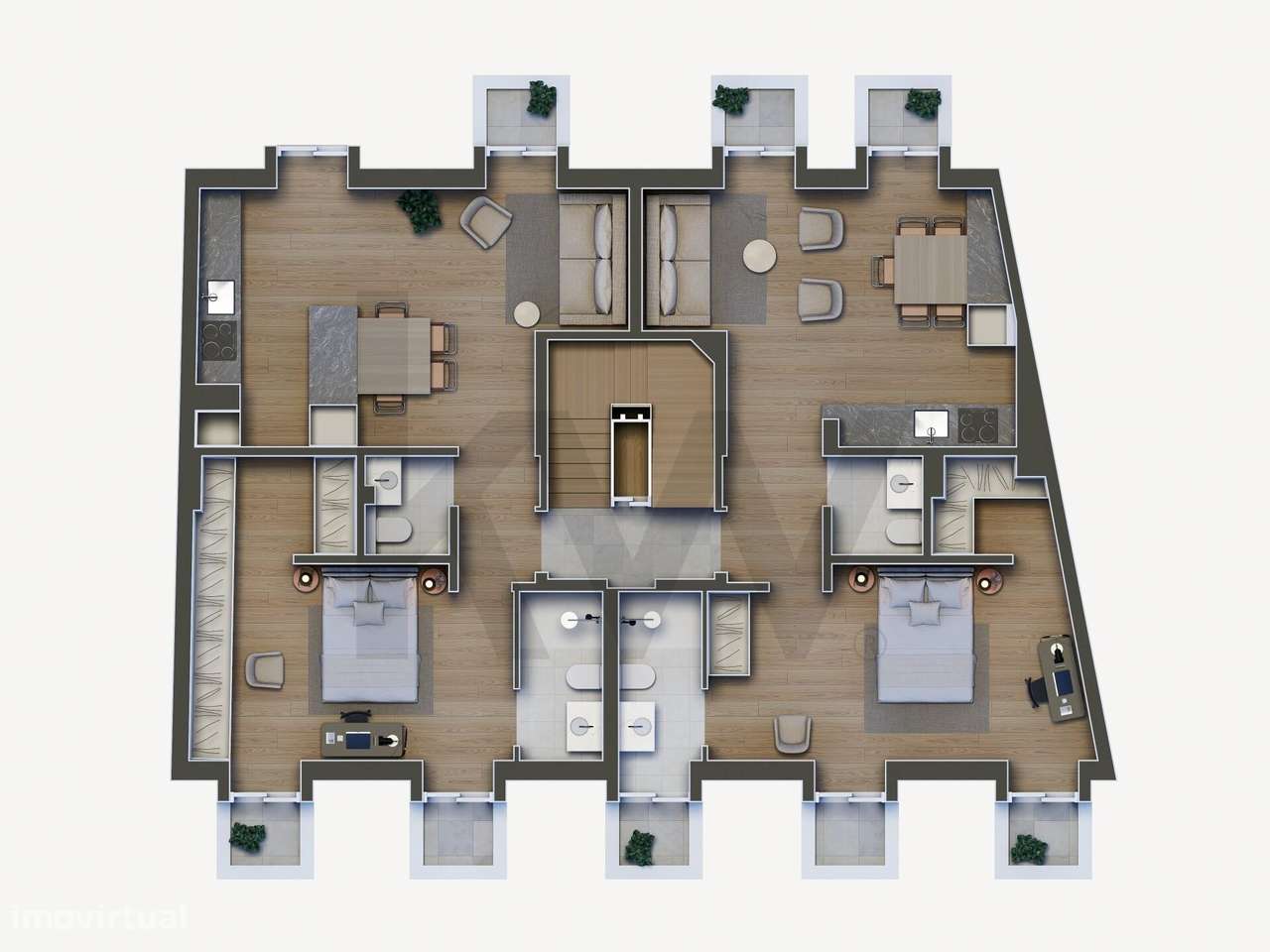 Apartamento T1 com terraço e jardim na Estrela, Lisboa-15