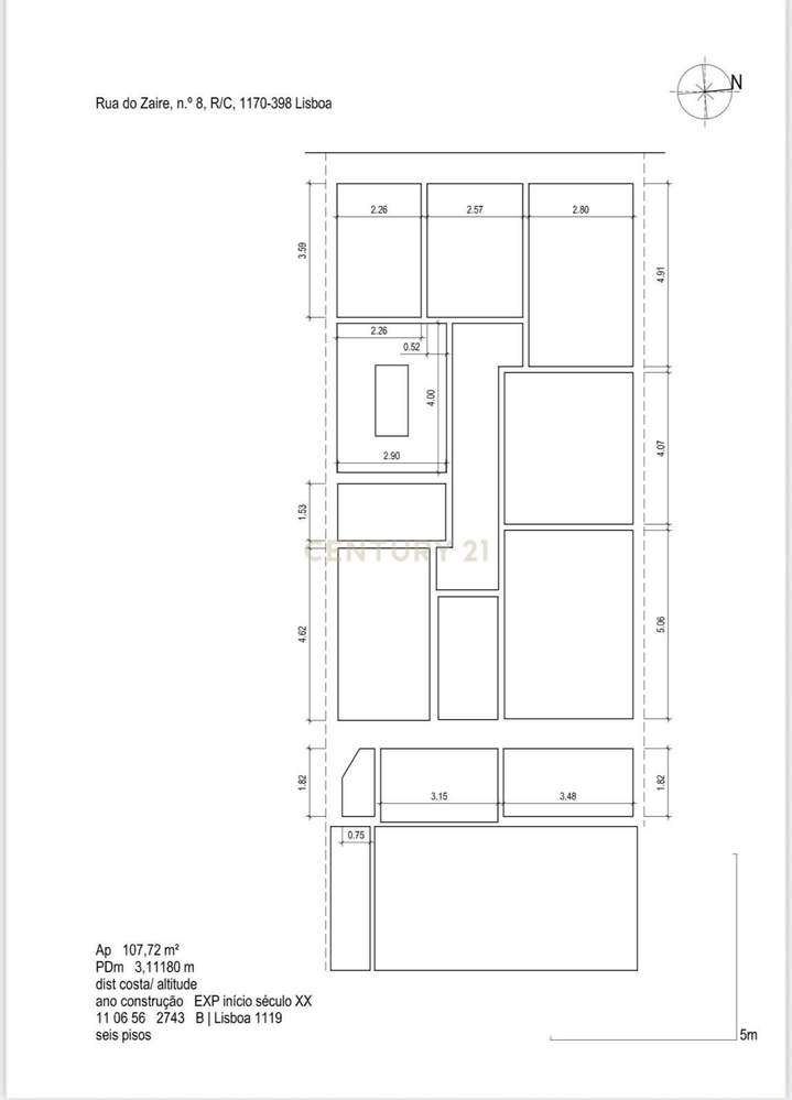 T3  (5 ass.) com terraço, elevador e arrecadação - Rua do Zaire-39