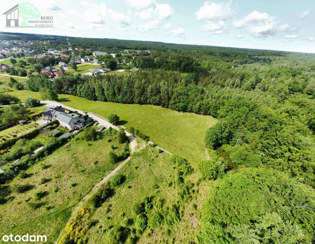 Działki pod lasem - budowlane z Wz - Leśniewo-3