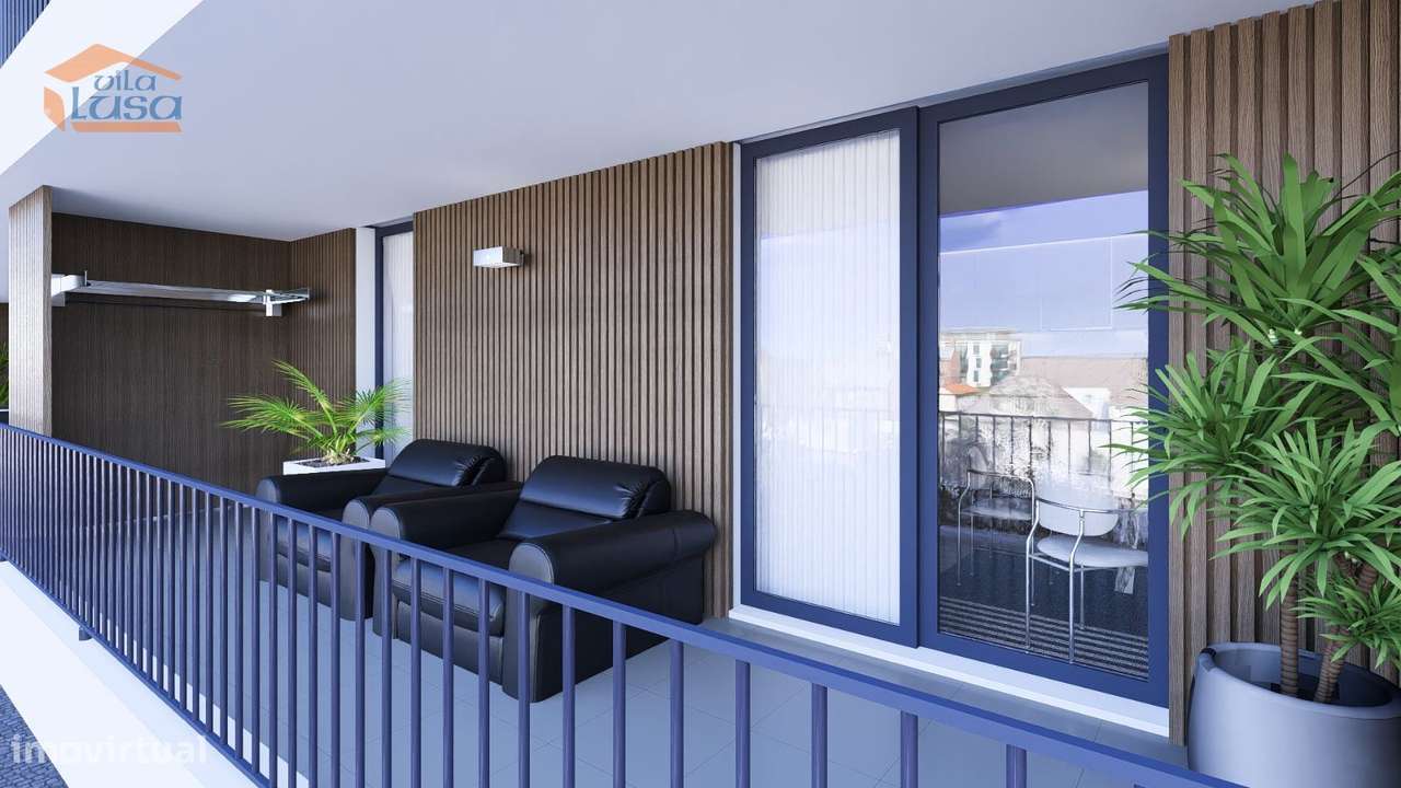 T2 Portimão Novo 2 frentes, varanda e terraço 2 lugares de garagem - Grande imagem: 3/23