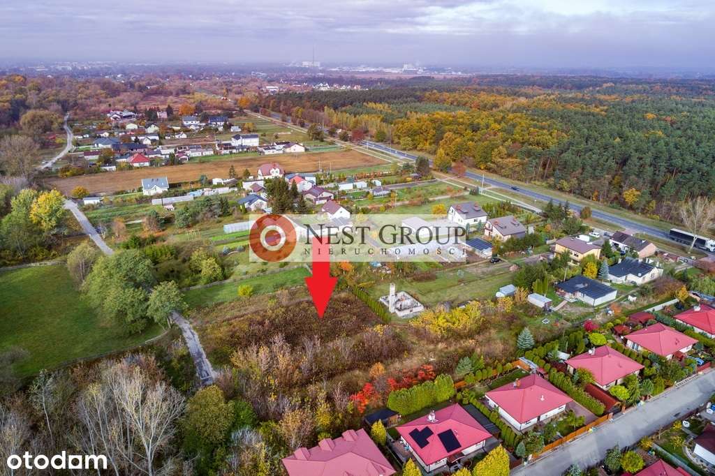 Grunt przy skarpie 1421m2 Suchocin gm. Jabłonna-0