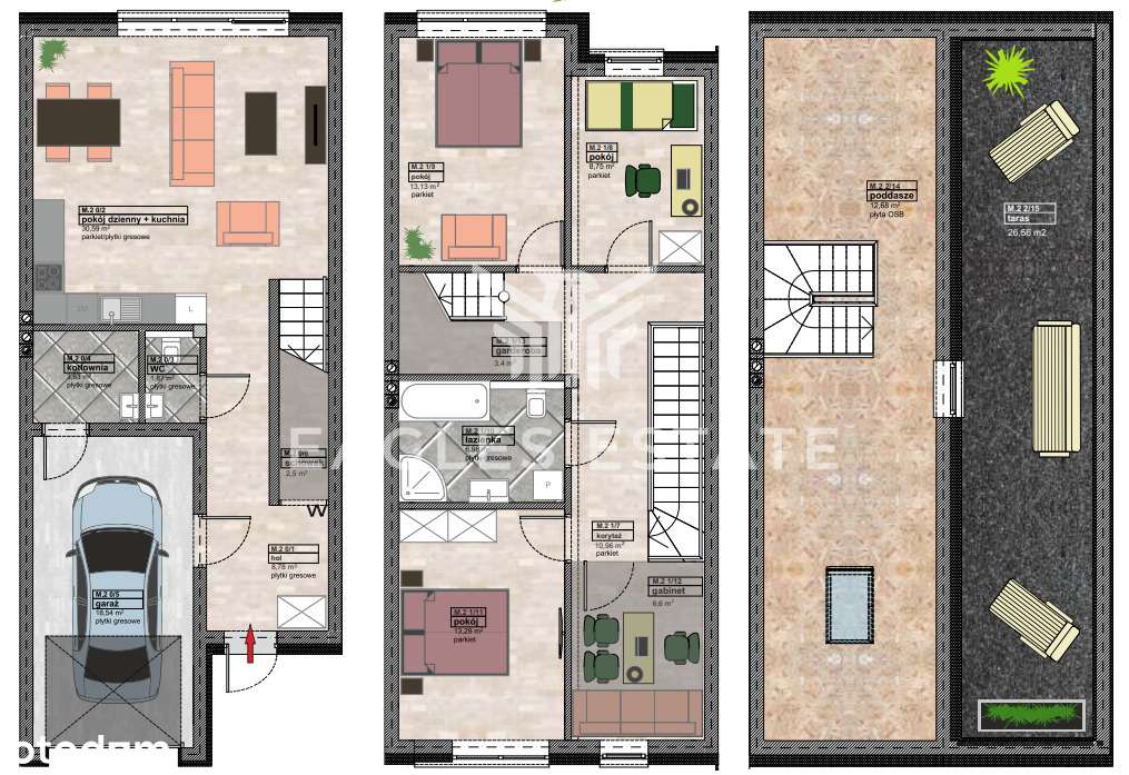 Dom 142 m2 w zabudowie szeregowej - ul. Herbowa - Pełny obrazek: 5/10