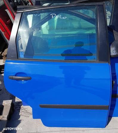 Usa / portiera Albastru spate dreapta sedan / berlina VW POLO (9N, 9N3)  2001  > 2012 - 1