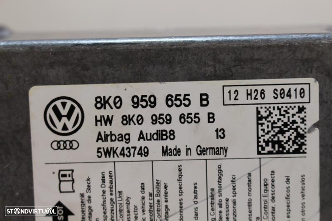 Centralina De Airbags Audi A4 (8K2, B8)  8K0959655b / 5Wk43749 / 8K0 9 - 2