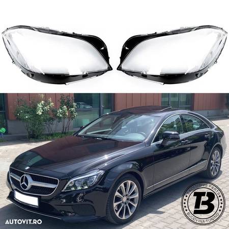 Sticle Faruri compatibile cu Mercedes CLS Coupe W218 C218 - 1