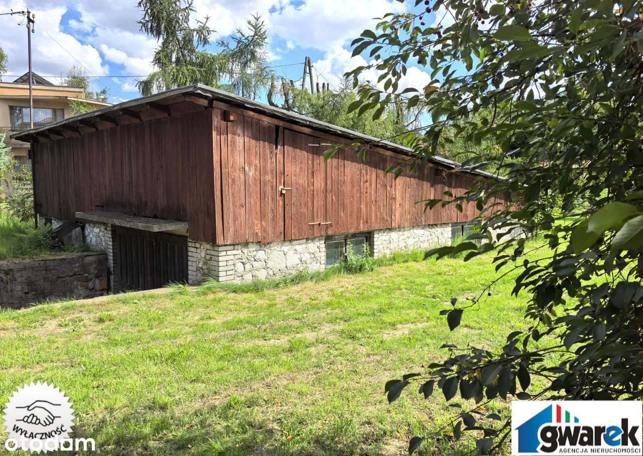 Uzbrojona Działka Budowlana z  garażem i domkiem letniskowym Trzyciąż-3