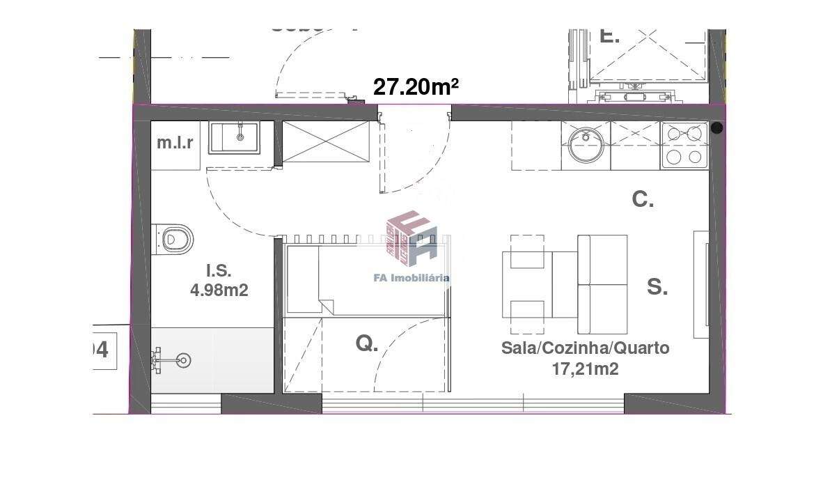Apartamento T0 Centro Matosinhos 100% Financiado-14