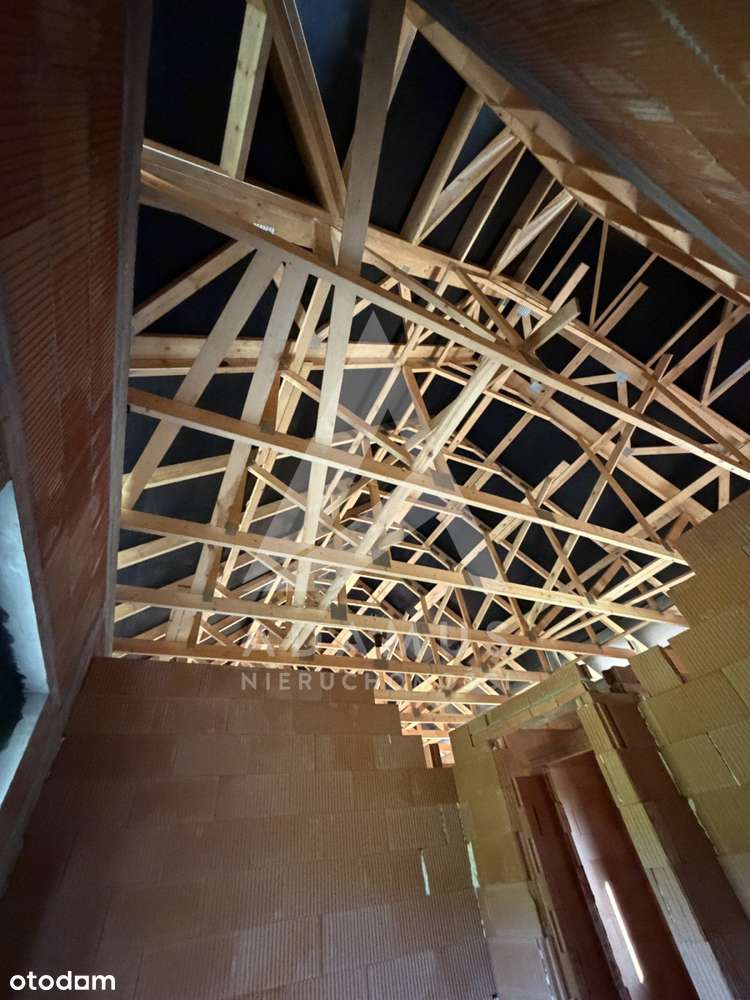 Nowy dom parterowy/ stan surowy zamknięty.-11