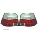 FAROLINS TRASEIROS LED GOLF 4 MK IV 97-03 VERMELHO BRANCO - 1