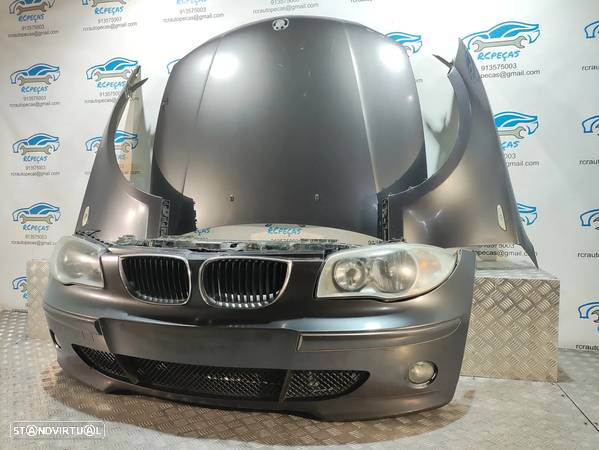 FRENTE COMPLETA BMW SERIE 1 E87 E81 PRE-LCI CAPOT PARACHOQUES GUARDA-LAMAS OTICAS RADIADOR VENTILADOR FRENTE FIBRA REFORÇO - 3