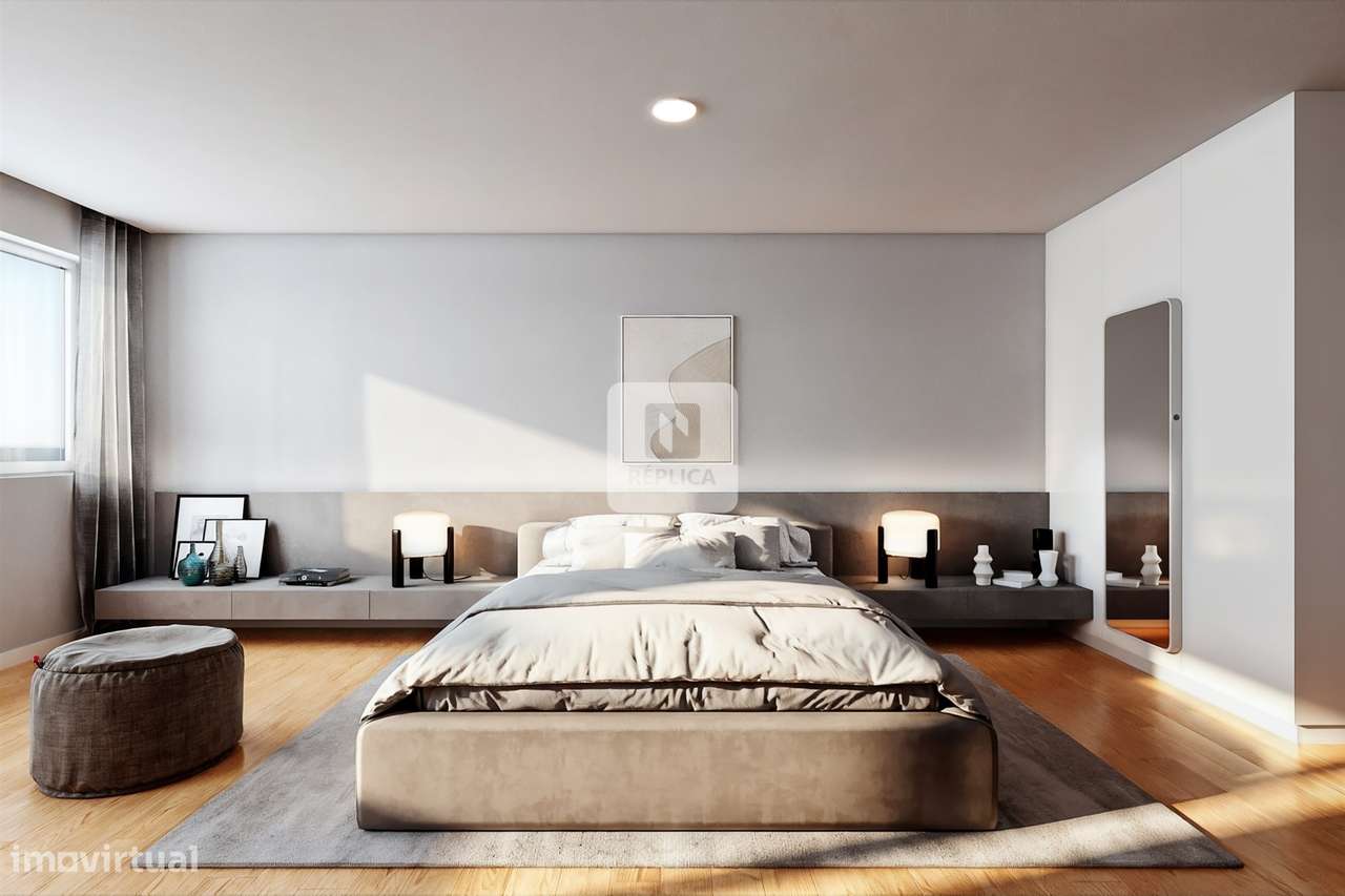 Apartamento T2 Novo com Terraço em Canidelo no Arrábida Green Avenue - Grande imagem: 5/10