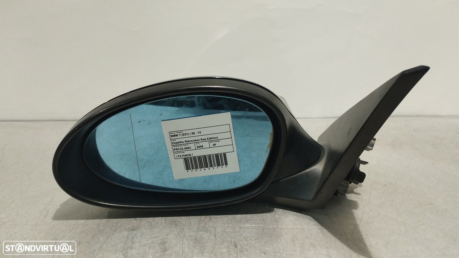 Espelho Retrovisor Esq Elétrico Bmw 1 (E81) - 1