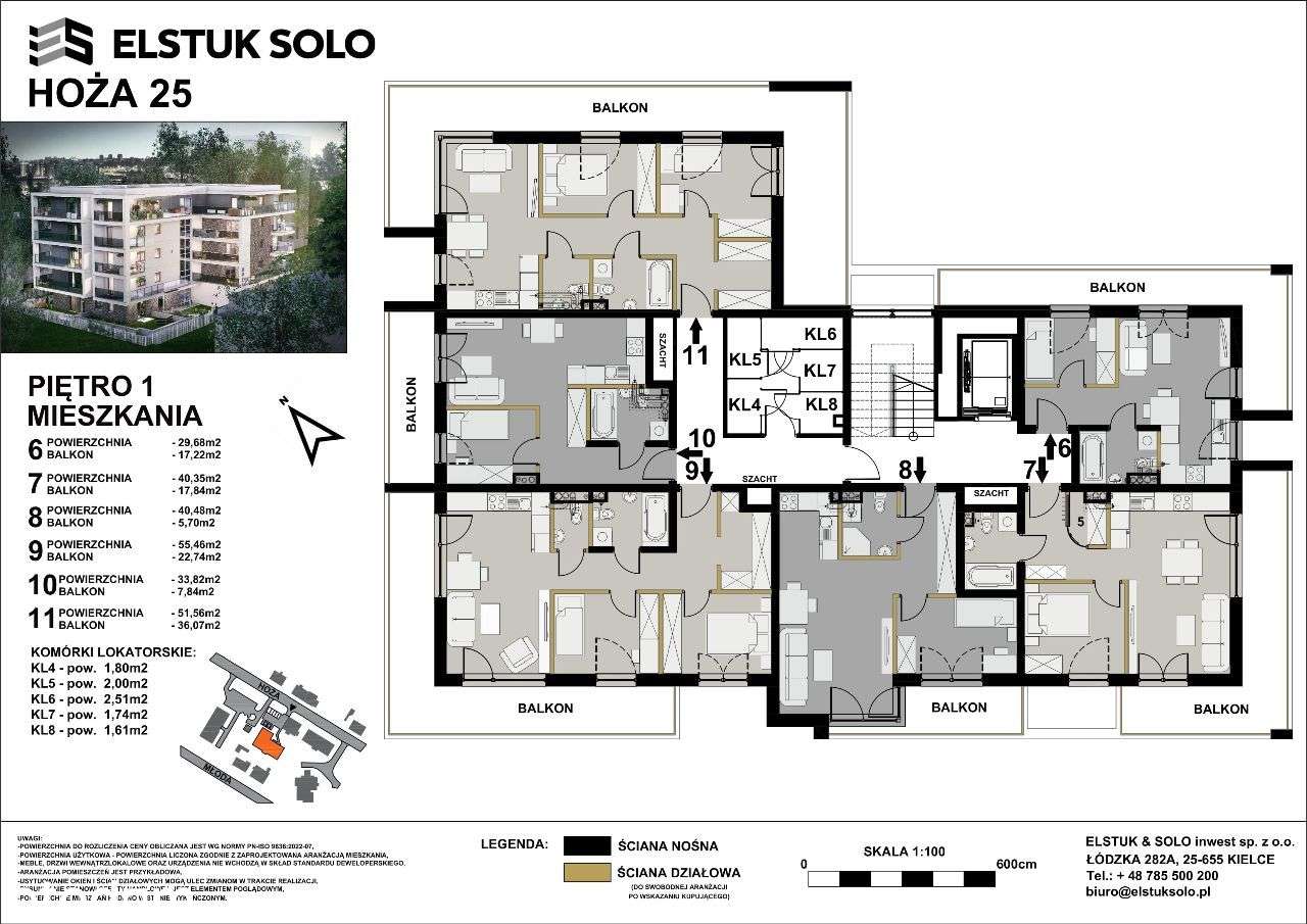 Hoża 25 - wysoki standard-17