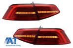 Stopuri LED VW Passat B8 3G (2015-2019) Sedan Matrix R line cu semnal dinamic - 3