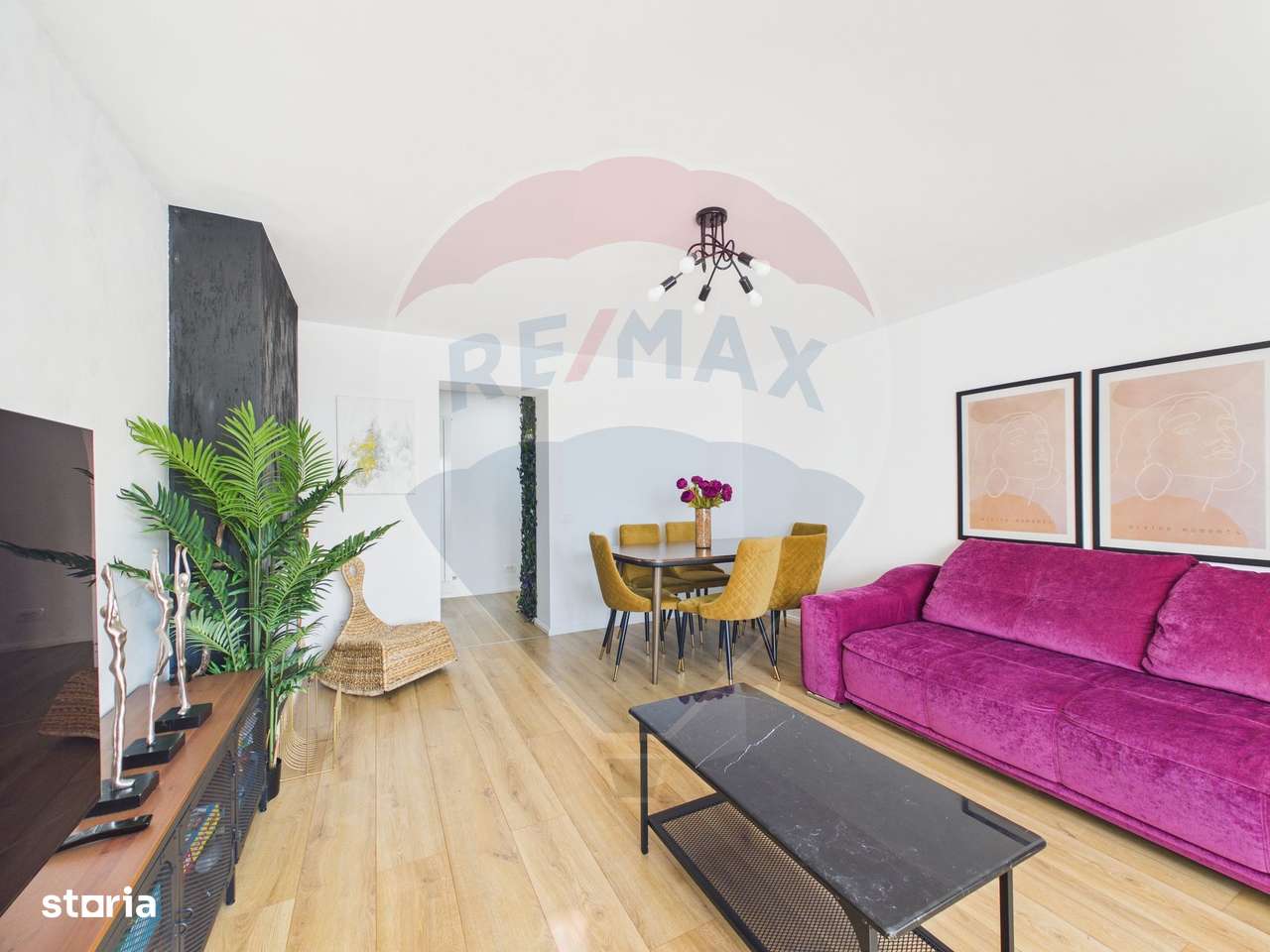 Apartament de vanzare, 3 camere ultra finisat, Bd. Unirii