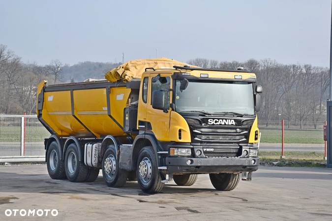 Scania P 400 * WYWROTKA DO MASY ASFALTOWEJ * 8x4 * STAN BDB! - 1