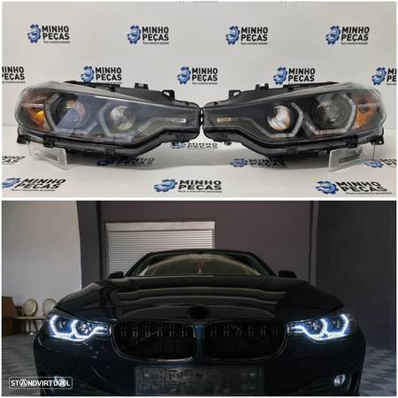 Faróis Frontais Angel Eyes BMW (F30/31) Look M3 - 1